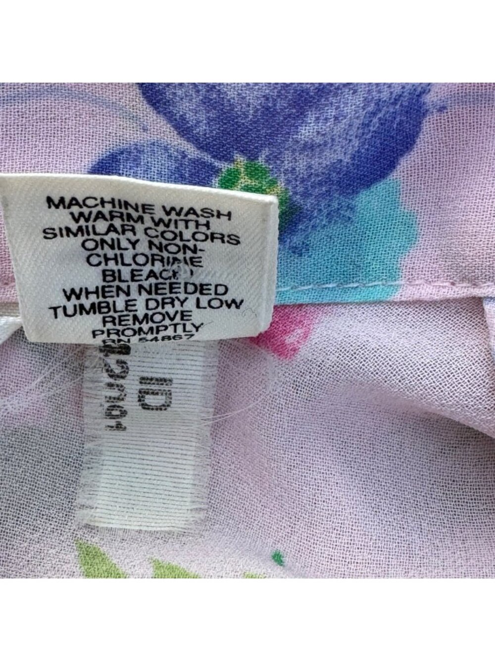 Victoria's Secret Kimono Sexy Robe Lingerie O/S  Pink Blue Floral Tie Loungewear - Picture 6 of 14